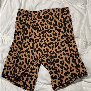 Balance Athletica Leopard Print Bike Shorts